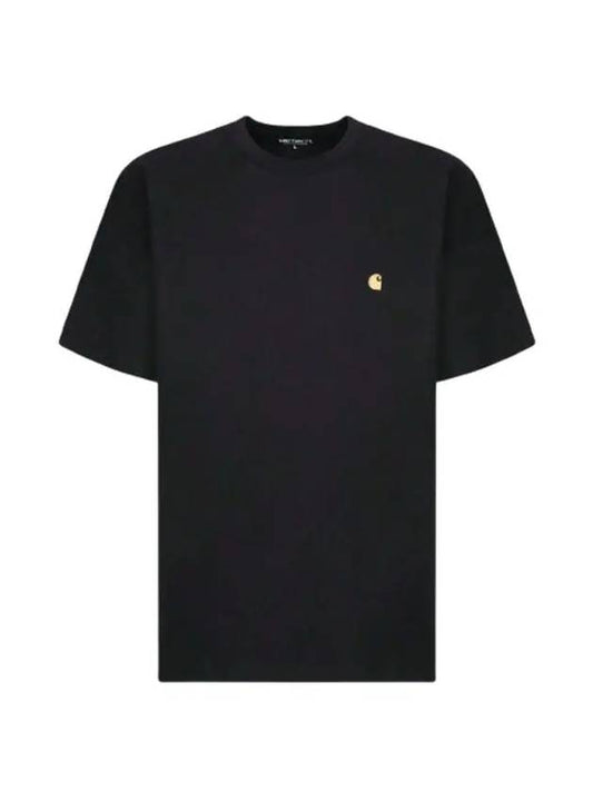 Men s Chase Short Sleeve T Shirt Black I026391 00FXX - CARHARTT - BALAAN 1