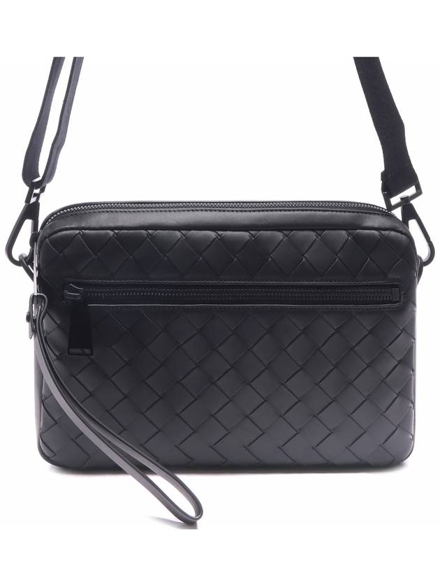 Intrecciato Cross Bag Black - BOTTEGA VENETA - BALAAN 3