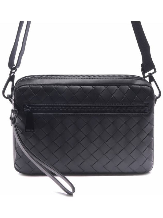 Intrecciato Cross Bag Black - BOTTEGA VENETA - BALAAN 2