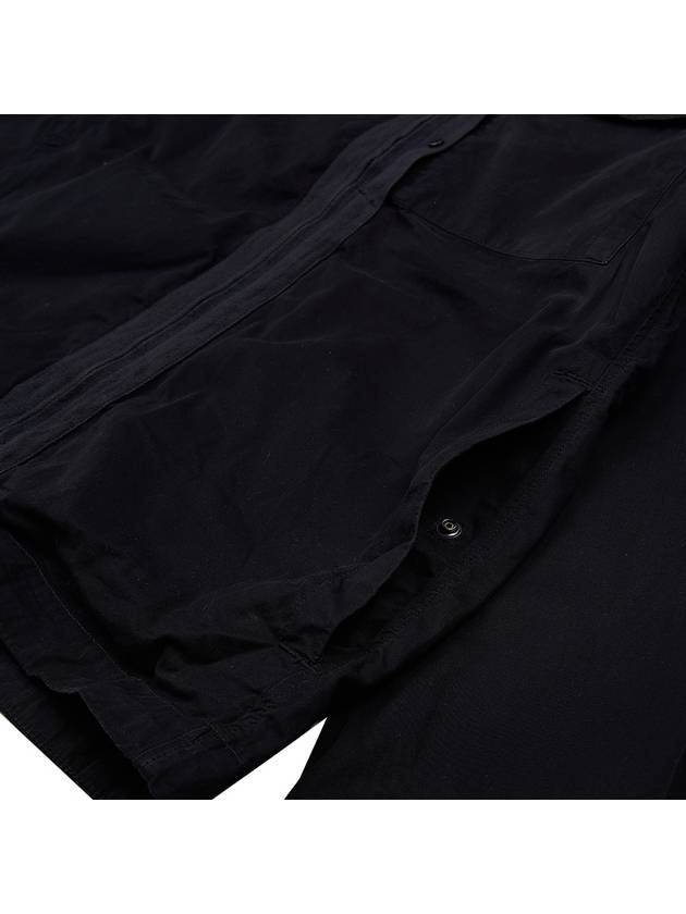 Men's Lens Wappen One Pocket Zip Up Jacket Black - CP COMPANY - BALAAN 11