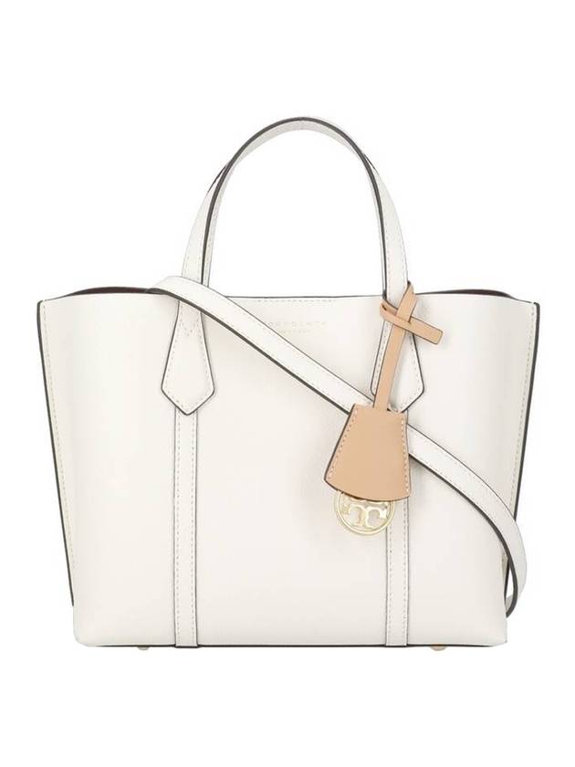 Perry Triple Compartment Small Tote Bag Ivory - TORY BURCH - BALAAN 1