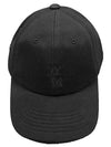 WYM embroidered logo ball cap black W231AC54721B - WOOYOUNGMI - BALAAN.