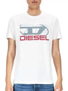 T Diegor K74 Short Sleeve T-Shirt White - DIESEL - BALAAN 2