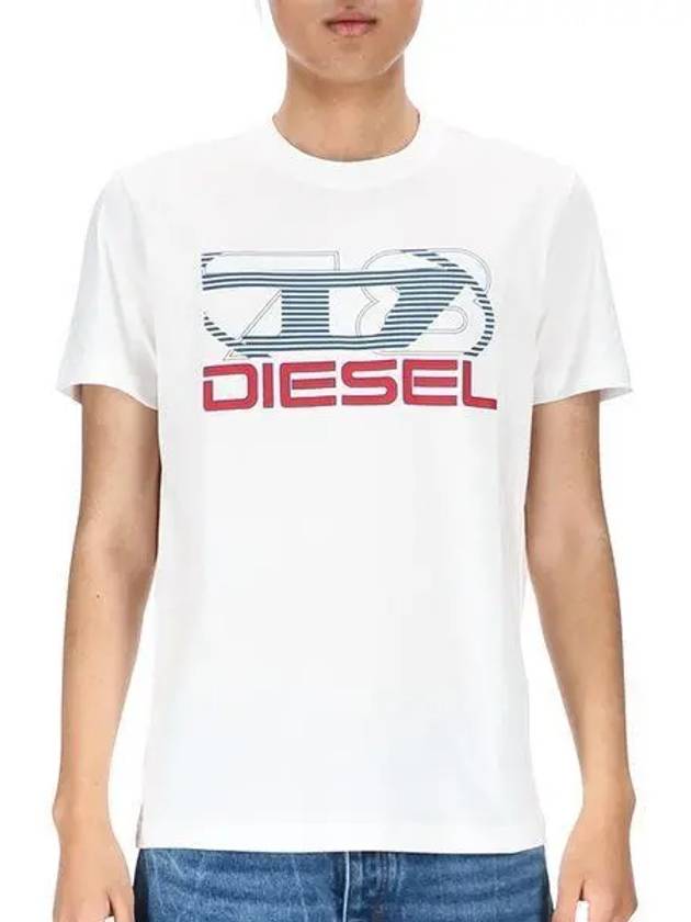 T Diegor K74 Short Sleeve T-Shirt White - DIESEL - BALAAN 2