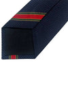 Interlocking G Stripe Silk Tie Navy - GUCCI - BALAAN 6