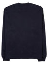 Marina Oversized Cotton Sweatshirt Navy - STONE ISLAND - BALAAN 3