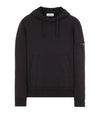 Wappen Patch Classic Fleece Hoodie Black - STONE ISLAND - BALAAN 2