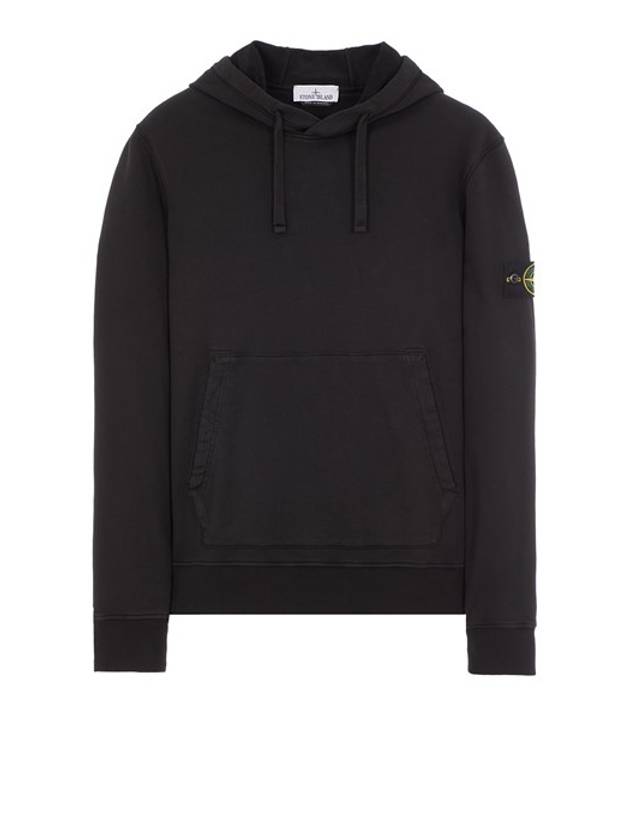 Wappen Patch Classic Fleece Hoodie Black - STONE ISLAND - BALAAN 2