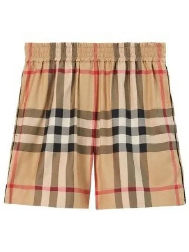 Check Shorts Beige - BURBERRY - BALAAN 2