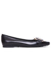 Kate Leather Ballerina Flat Black - TOD'S - BALAAN 2