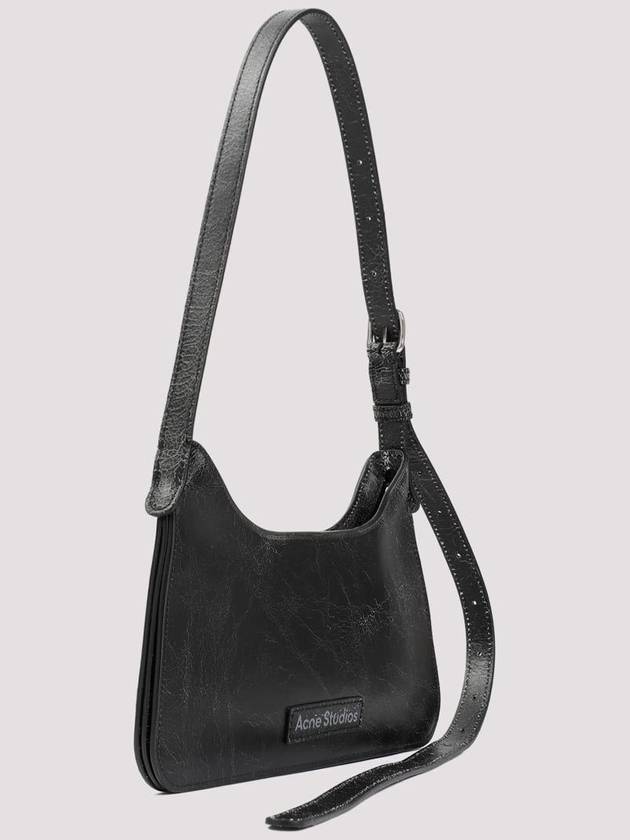 Platt Small Shoulder Bag Black - ACNE STUDIOS - BALAAN 4