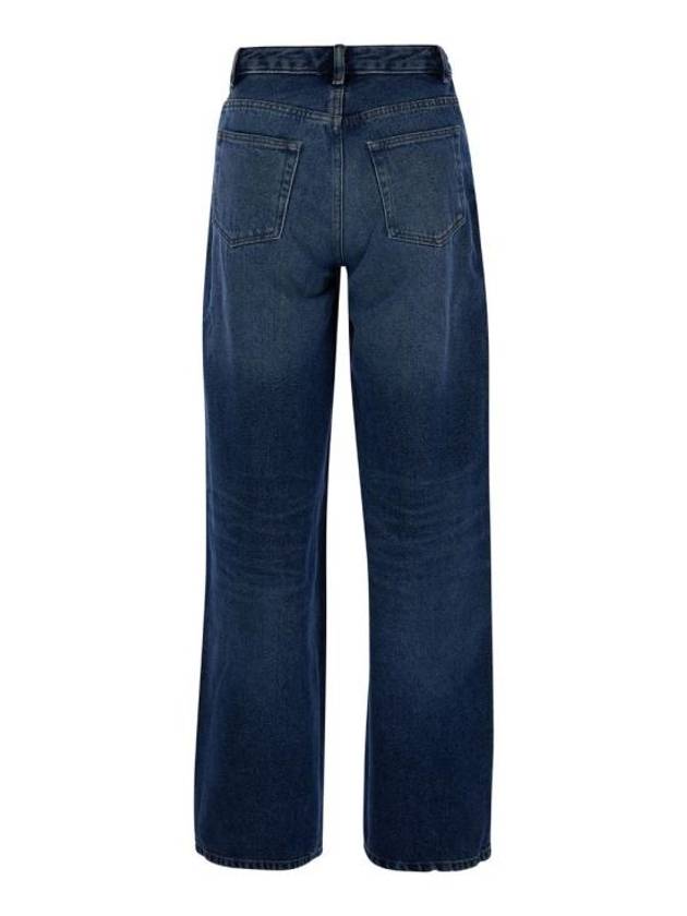 Elisabeth Straight Wide Jean Blue - A.P.C. - BALAAN 3