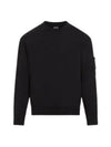 Cotton Diagonal Fleece Lens Sweatshirt Black - CP COMPANY - BALAAN 2