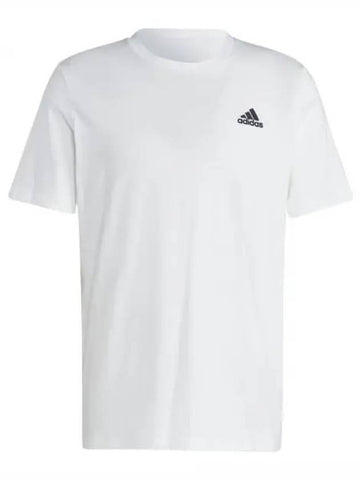 Small Logo Single Jersey Short Sleeve T-Shirt White - ADIDAS - BALAAN 1