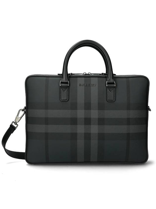 Slim Ainsworth Check Case Dark Grey - BURBERRY - BALAAN 2