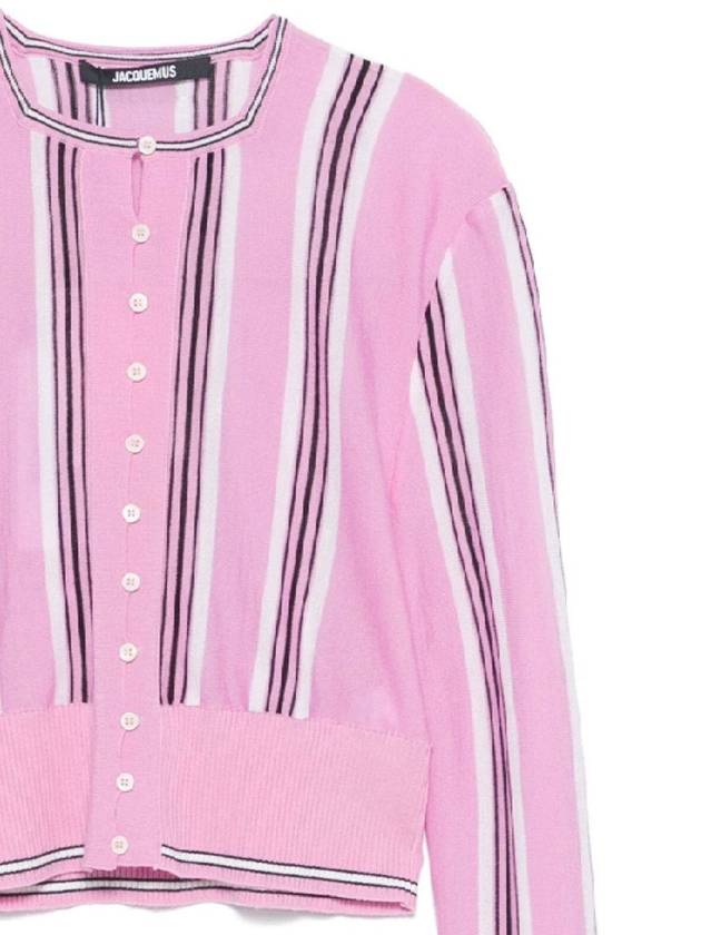 Spiaggia Cardigan Pink - JACQUEMUS - BALAAN 3