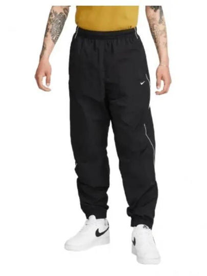 Men's Solo Swoosh Track Pants Black - NIKE - BALAAN 2