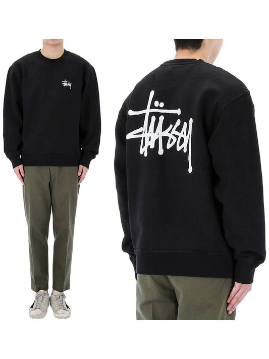 Pigment Dyed Basic Crew Neck TShirt 1914879P BLACK - STUSSY - BALAAN 1