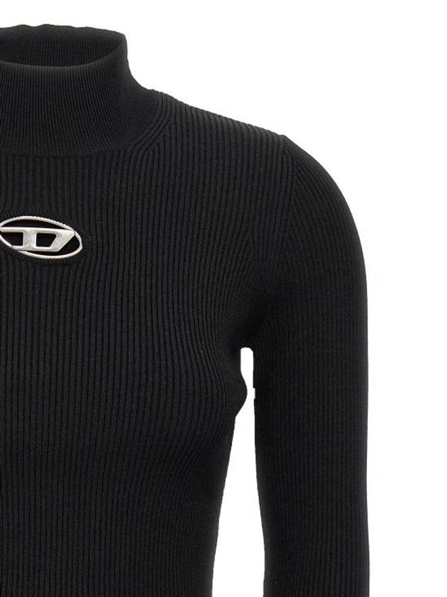 M Valari TN Turtleneck Black - DIESEL - BALAAN 4