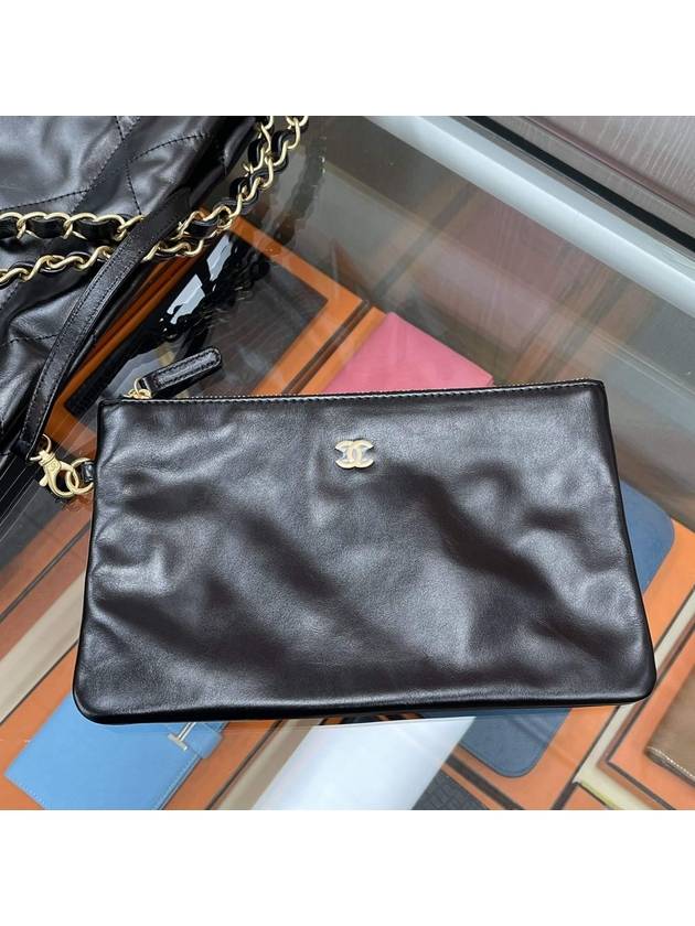 22 Shiny Calfskin Small Shoulder Bag Black - CHANEL - BALAAN 8