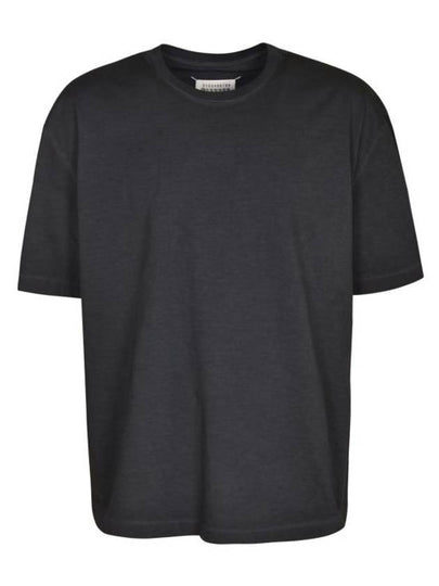 Garment Dye Oversized Fit Short Sleeve T-Shirt Grey - MAISON MARGIELA - BALAAN 2