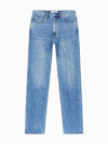 JEANS Men s Mid Blue Standard Straight Fit Wash Denim J326856 1A4 - CALVIN KLEIN - BALAAN 2