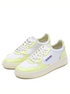 Men's Medalist Low Leather Sneakers Green - AUTRY - BALAAN 2