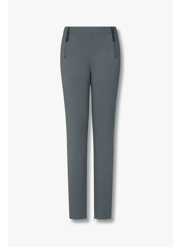 Women s Side Zipper Slim Leg Pants Charcoal Gray - GIORGIO ARMANI - BALAAN 1