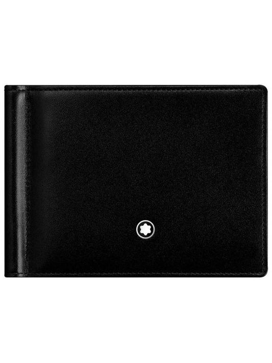 Meisterstuck 6CC Money Clip Half Wallet Black - MONTBLANC - BALAAN 2