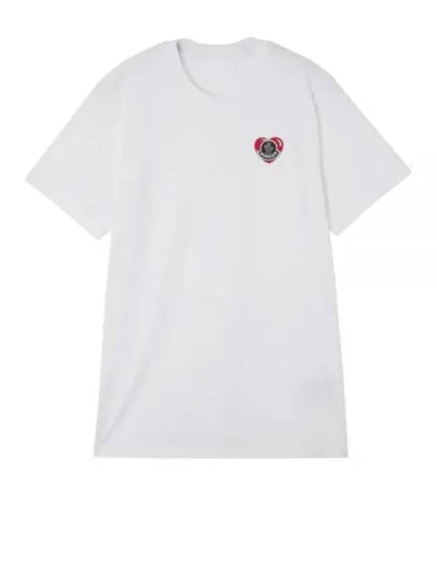 24 8C00021 8390T 00A Logo Patch Short Sleeve T Shirt - MONCLER - BALAAN 1