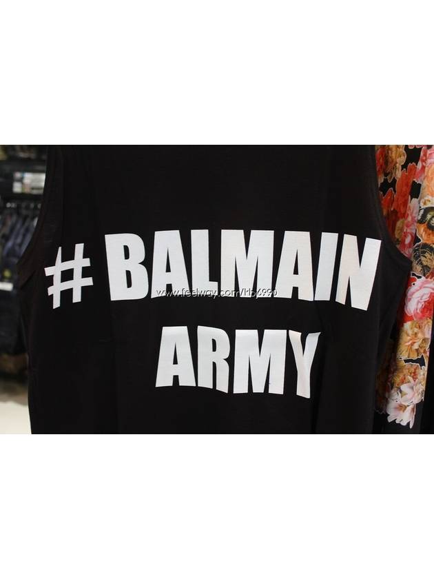 Women's ARMY Logo Sleeveless 8778 493IC5101 - BALMAIN - BALAAN 4