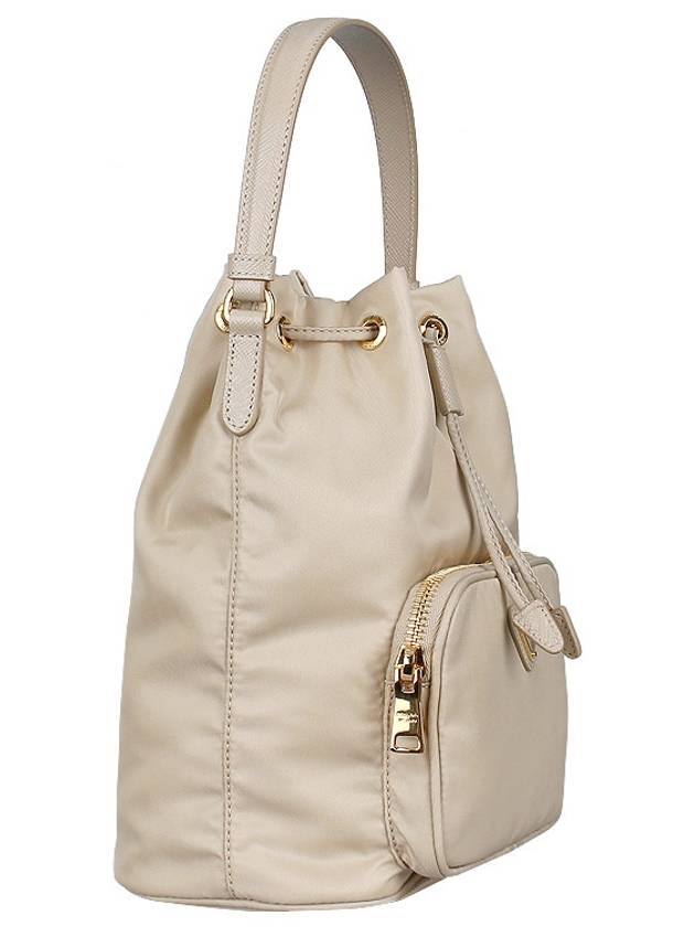 Duet Re-Nylon Bucket Bag Desert Beige - PRADA - BALAAN 5