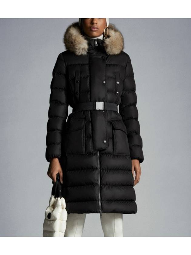 Women Khloe Fox Fur Padding Black - MONCLER - BALAAN 3