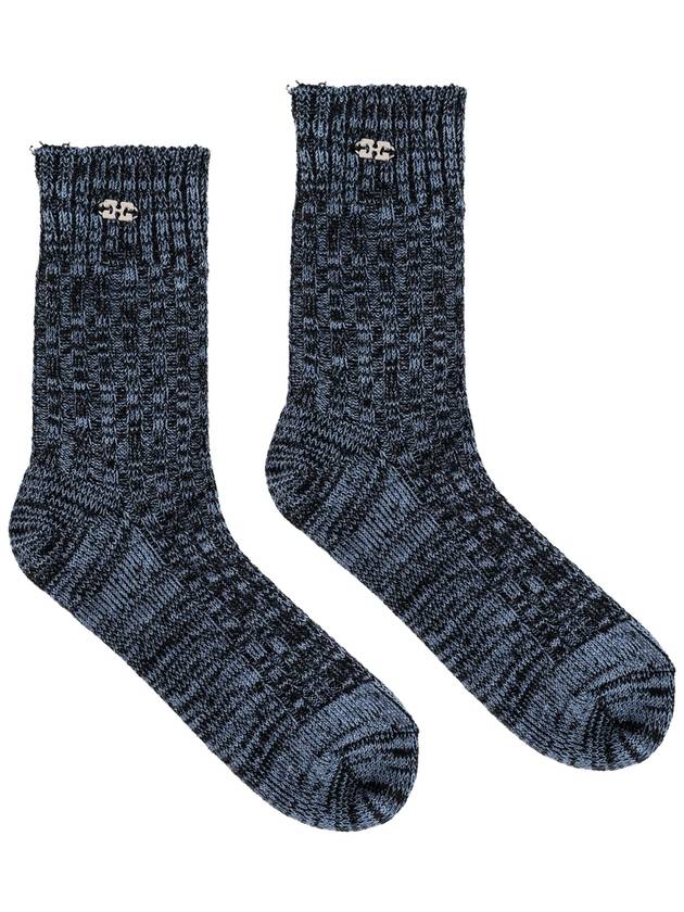 Ganni Socks With Logo, Women's, Black - GANNI - BALAAN 4