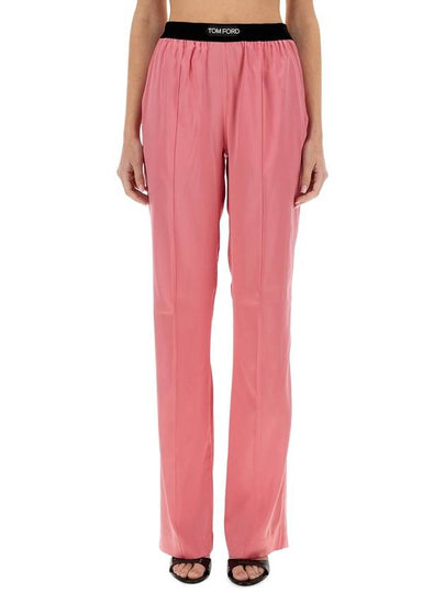 Silk Straight Pants PAW397FAX881 - TOM FORD - BALAAN 2