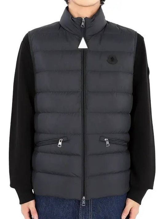 Men's LECHTAL Down Padded Vest Black 1A00139 549SK 999 - MONCLER - BALAAN 2