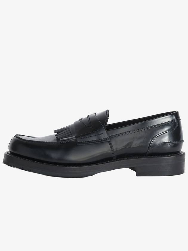 Fringe Leather Loafers Black - OUR LEGACY - BALAAN 4