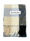 Check Mohair Muffler Blue Beige Black - ACNE STUDIOS - BALAAN 2