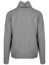 Big Heart Intarsia Turtleneck Heather Grey - AMI - BALAAN 4