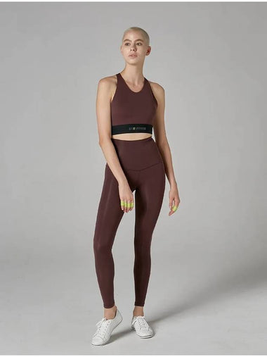 Flexible Sideline Leggings Burgundy - ATHPLATFORM - BALAAN 1