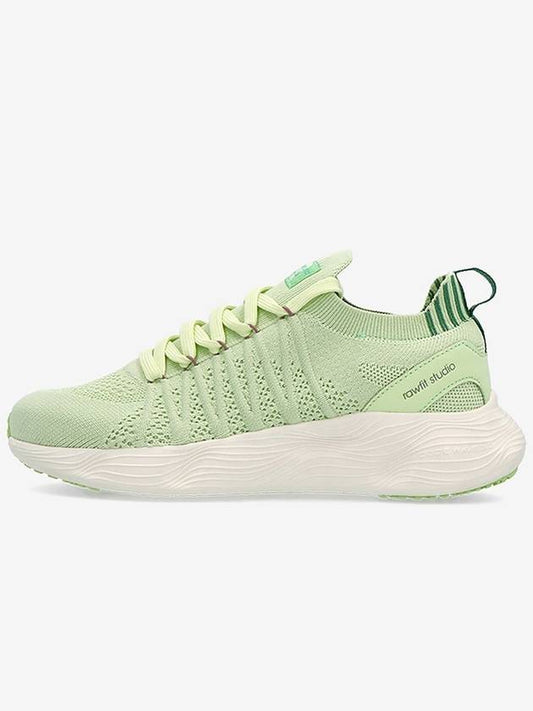 Women's Running Fluffy Low Top Sneakers Mint - RAWFIT STUDIO - BALAAN 2