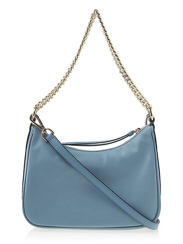 Jet Set Charm Medium Logo Shoulder Bag Blue - MICHAEL KORS - BALAAN 4