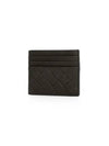 Intrecciato Leather Card Wallet Dark Brown - BOTTEGA VENETA - BALAAN 4