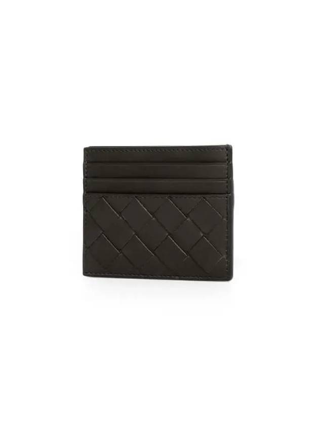 Intrecciato Leather Card Wallet Dark Brown - BOTTEGA VENETA - BALAAN 4