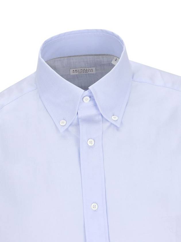 Brunello Cucinelli Shirts Clear Blue - BRUNELLO CUCINELLI - BALAAN 3