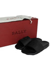 logo slippers black - BALLY - BALAAN.