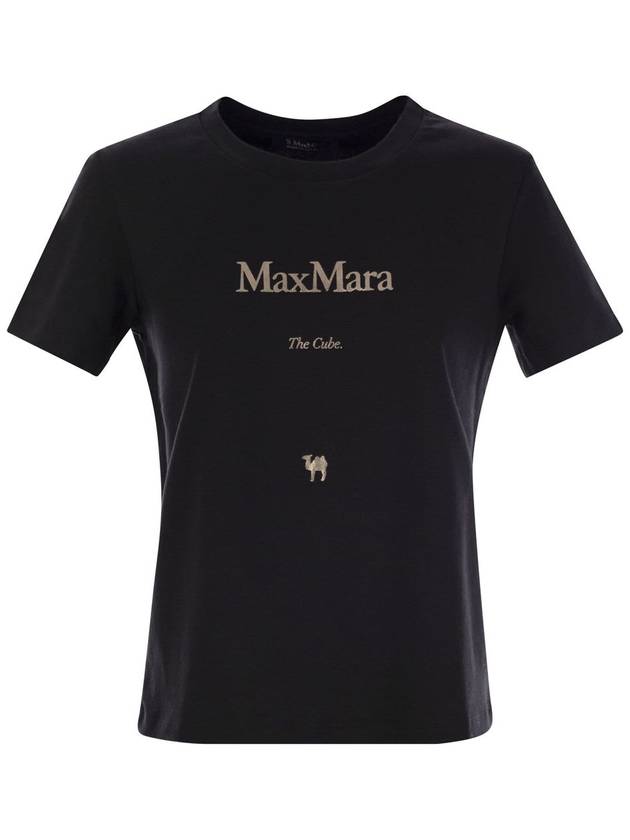 QUIETO - Jersey T-shirt with print - S MAX MARA - BALAAN 1