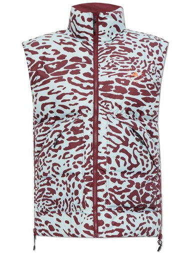 ADIDAS By Stella McCartney Reversible Vest With Animal Print, Women's, Light Blue - ADIDAS - BALAAN 1