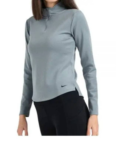 Women's Therma-Fit One Long Sleeve T-Shirt Grey - NIKE - BALAAN 2