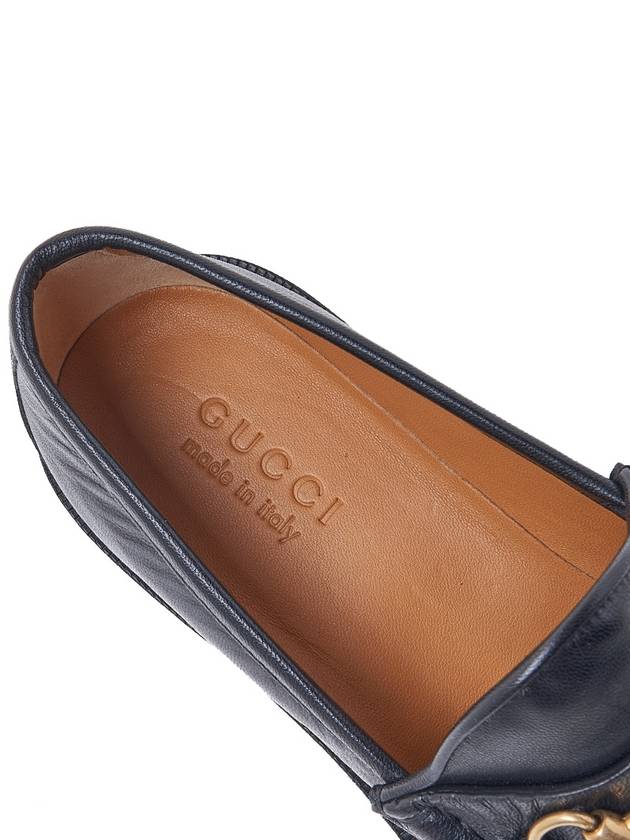 Men's Horsebit Square Loafer Black - GUCCI - BALAAN 8